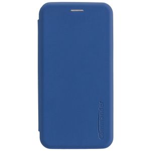 COMMANDER Book Case CURVE für Apple iPhone 11 - Soft Touch - Maritim Blue