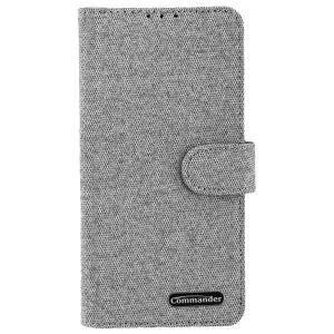 COMMANDER Book Case ELITE für Samsung Galaxy Note 10 - Suit Elegant Gray