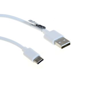 OTB Datenkabel - USB Type C (USB-C) Stecker auf USB A (USB-A 2.0) Stecker - 1,0m - weiss
