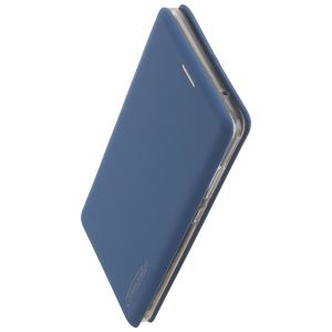 COMMANDER Book Case CURVE für Samsung Galaxy A9 (2018) - Soft Touch - Maritim Blue
