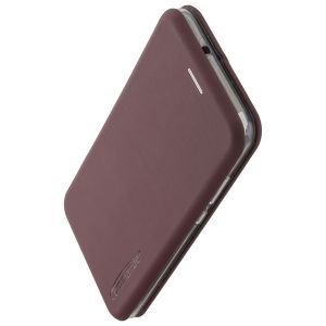 COMMANDER Book Case CURVE für Huawei P Smart 2019 - Soft Touch - Bordeaux